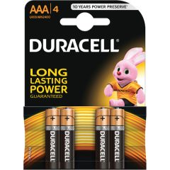 Duracell AAA elem 4db-os ÚJ