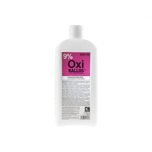 Kallos Illatosított Oxi Krém 9% 1000 ml