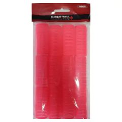 Öntapadós csavaró 25mm pink  12/csom