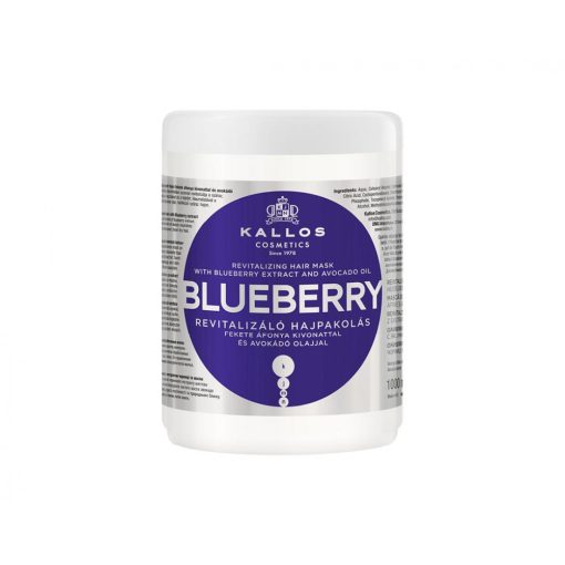 Kallos KJMN Hajpakolás Blueberry Revitalizáló  1000ml