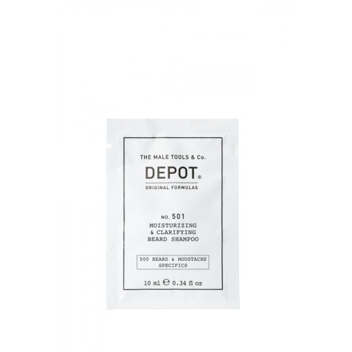 DEPOT 501 Moisturizing & Clarifyng Beard Sampon 10ml