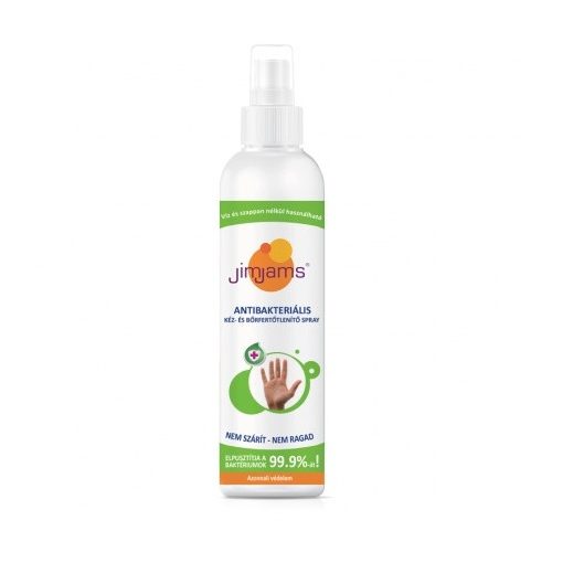JimJams Antibakteriális kéz és bőrfertőtlenítő spray 250 ml