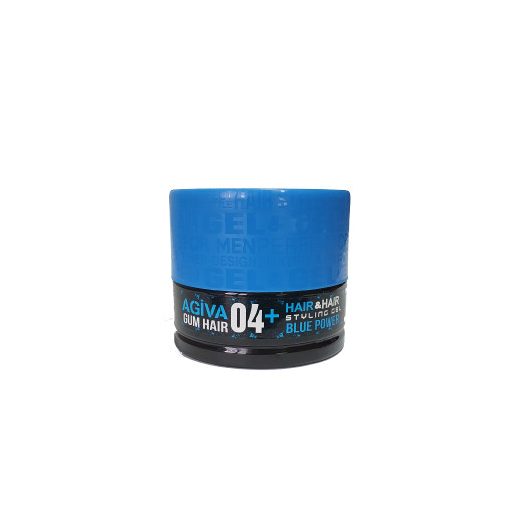 AGIVA Hair Styling Gel 04+ Gum HaIR Blue  Power 700 ml