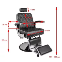 Barber Szék IMPERIAL Fekete