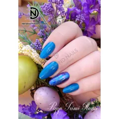   Gél Lakk - DN141 - Sötét türkiz (csillámló) - Zselé lakk