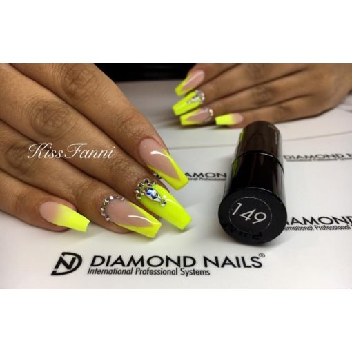 Gél Lakk - DN149 - Neon sárga - Zselé lakk