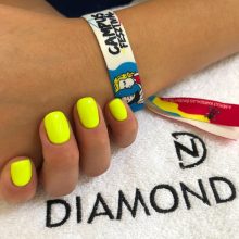 Gél Lakk - DN149 - Neon sárga - Zselé lakk