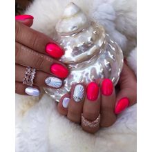 Gél Lakk - DN152 - Neon rózsaszín - Zselé lakk