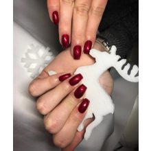 Gél Lakk - DN168 - Borvörös metál - Zselé lakk