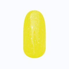 Gél Lakk - DN189 - Csillámló neon sárga - Zselé lakk