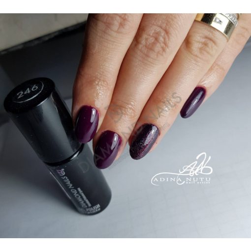Gél Lakk - DN246 - Alpine Plum - Zselé lakk