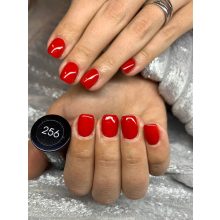 Gél Lakk - DN256 - Violent Scarlet - Zselé lakk