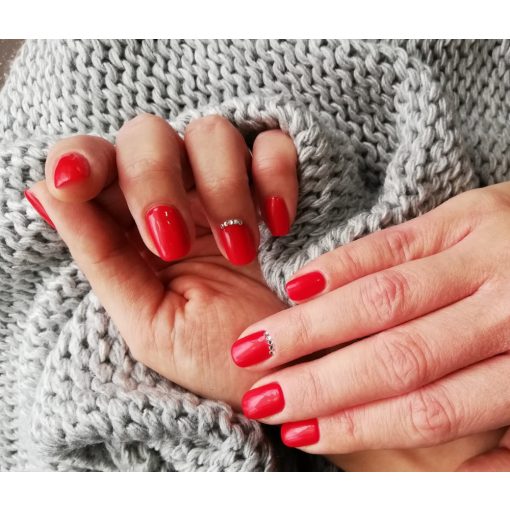 Gél Lakk - DN256 - Violent Scarlet - Zselé lakk