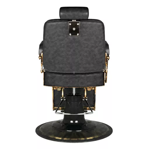 Barber Szék Gabbiano Boss HD Old Leather , fekete
