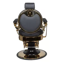 Barber Szék Gabbiano Claudius Gold , fekete