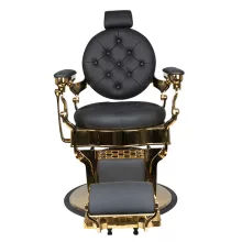 Barber Szék Gabbiano Claudius Gold , fekete