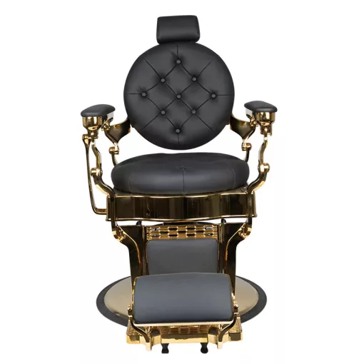 Barber Szék Gabbiano Claudius Gold , fekete
