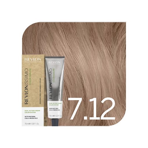 Revlon Revlonissimo Color Sublime 7.12 ammóniamentes hajfesték