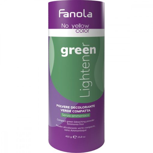 Fanola No Yellow zöld szőkítőpor 450 g