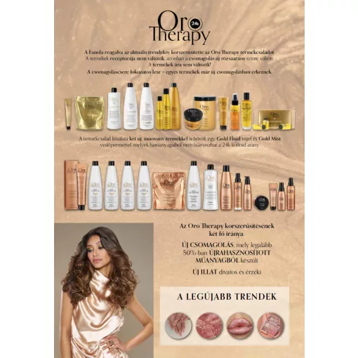 Fanola ORO Therapy Maszk  argánolajjal 300 ml