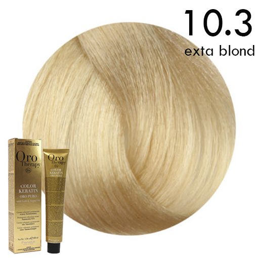 Fanola ORO Therapy Ammoniamentes hajfesték 10.3 extra blonde 100 ml