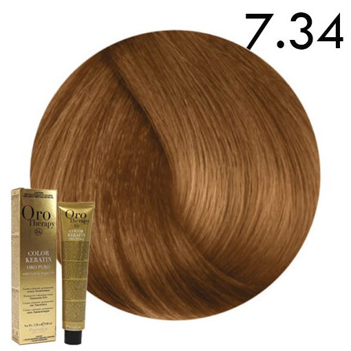 Fanola ORO Therapy Ammoniamentes hajfesték 7.34 100 ml