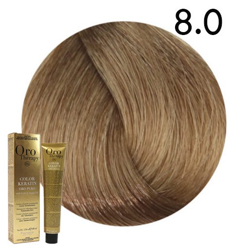 Fanola ORO Therapy Ammoniamentes hajfesték 8.0 100 ml
