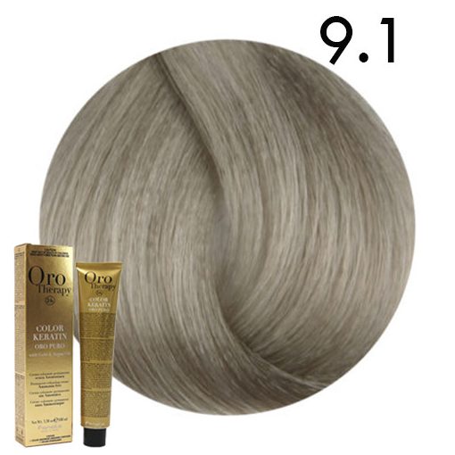 Fanola ORO Therapy Ammoniamentes hajfesték 9.1 100 ml