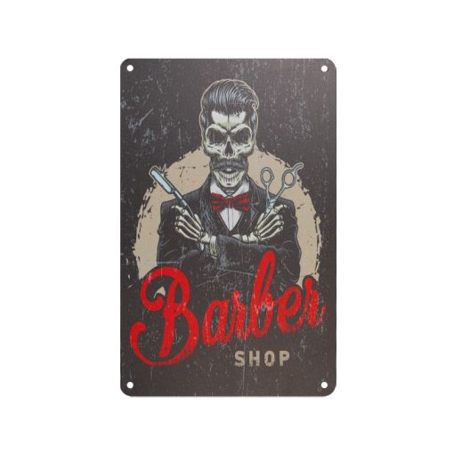 Barber Dekorációs  fémtábla B081