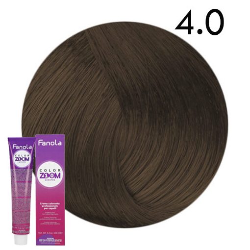 Fanola Color Zoom 10 perces hajfesték 4.0 100 ml
