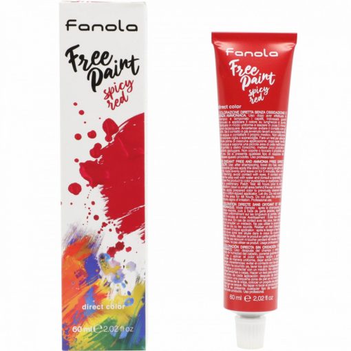 Fanola Free Paint hajfesték SPICY RED piros 60ml