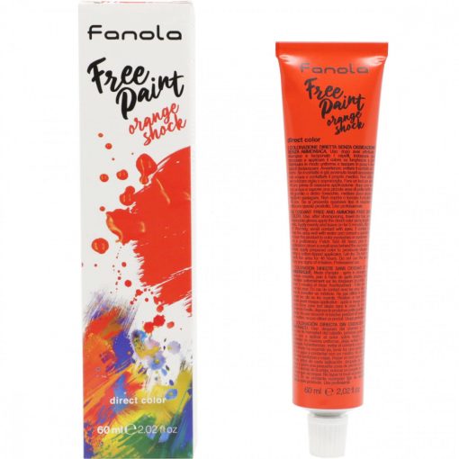 Fanola Free Paint hajfesték ORANGE SHOCK narancssárga 60 ml