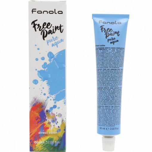Fanola Free Paint hajfesték PURE AQUA világoskék 60 ml
