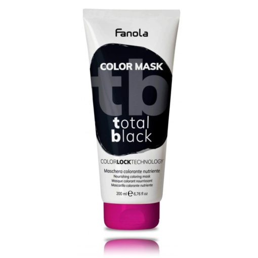 Fanola Color maszk Total Black fekete 200 ml