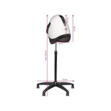 Hajszárítóbúra Gabbiano LX-201S egysebességes fehér