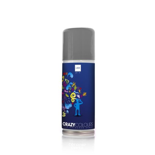 New CrazyColours színes hajlakk. 125 ml Ezüst