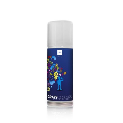 New CrazyColours színes hajlakk. 125 ml Fehér