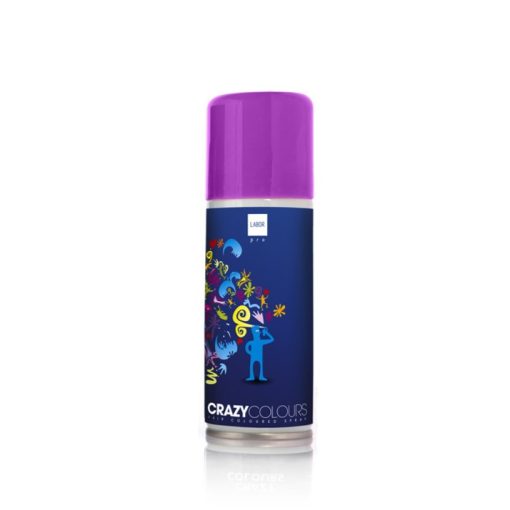 New CrazyColours színes hajlakk. 125 ml Lila