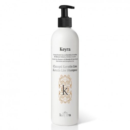 Keyra Sampon Liss Keratin göndörödést gátló és szöszös hajra 500 ml