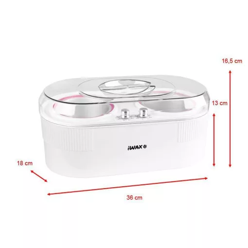 Gyantamelegítő iWax 2 az 1-ben doboz 400 ml + 800 ml 350 W