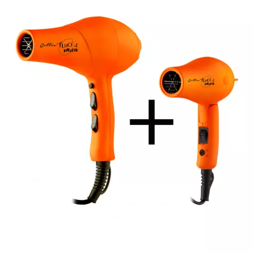 Gettin'Fluo Pro hajszárító Orange 1800 W + Mini hajszárító