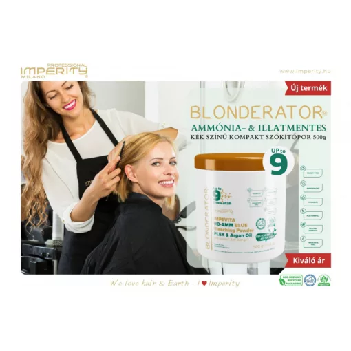 Imperity Blonderator Impevita Ammónia mentes  Ultra Premium Szőkítő por (9)