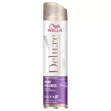 Wella Deluxe hajlakk Pure & Fullness erős 250 ml
