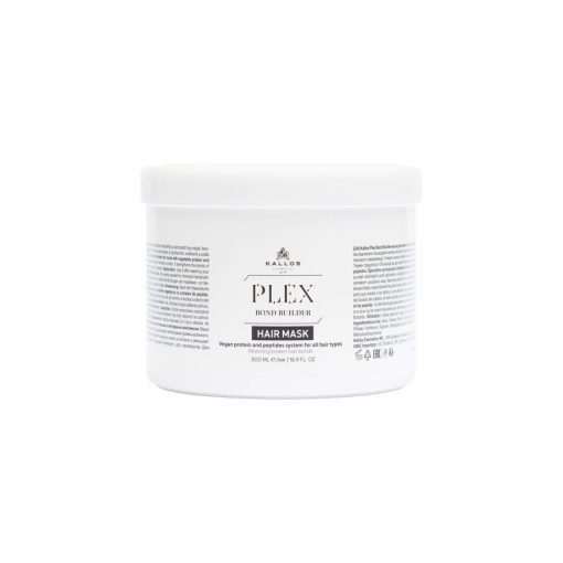Kallos Plex Bond Builder hajpakolás  növényi protein és Peptid komplex-szel  500 ml