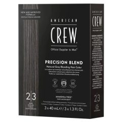   American Crew Precision Blend hajszínező 2-3 sötét 3 x 40 ml