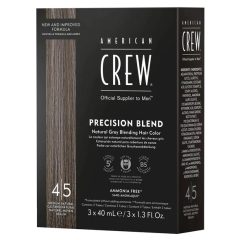   American Crew Precision Blend hajszínező 4-5 natúr 3 x 40 ml