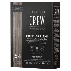   American Crew Precision Blend hajszínező 5-6 közepes hamvas 3 x 40 ml