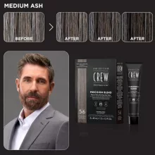 American Crew Precision Blend hajszínező 5-6 közepes hamvas 3 x 40 ml