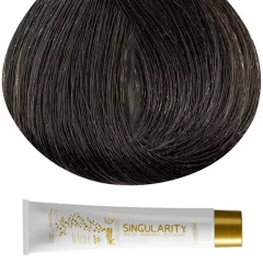   Imperity Singularity hajfesték 100ml 4.07 Közép Barna Természetes Hűvös Matt