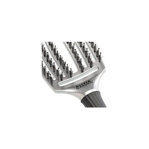 Olivia Garden Finger Brush Ionic Silver M
